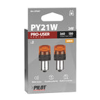 24V Pro-User Series - (PY21W) - BAU15s - 2 pz - Scatola - Arancio - Doppia polarità - Resistenza incorporata