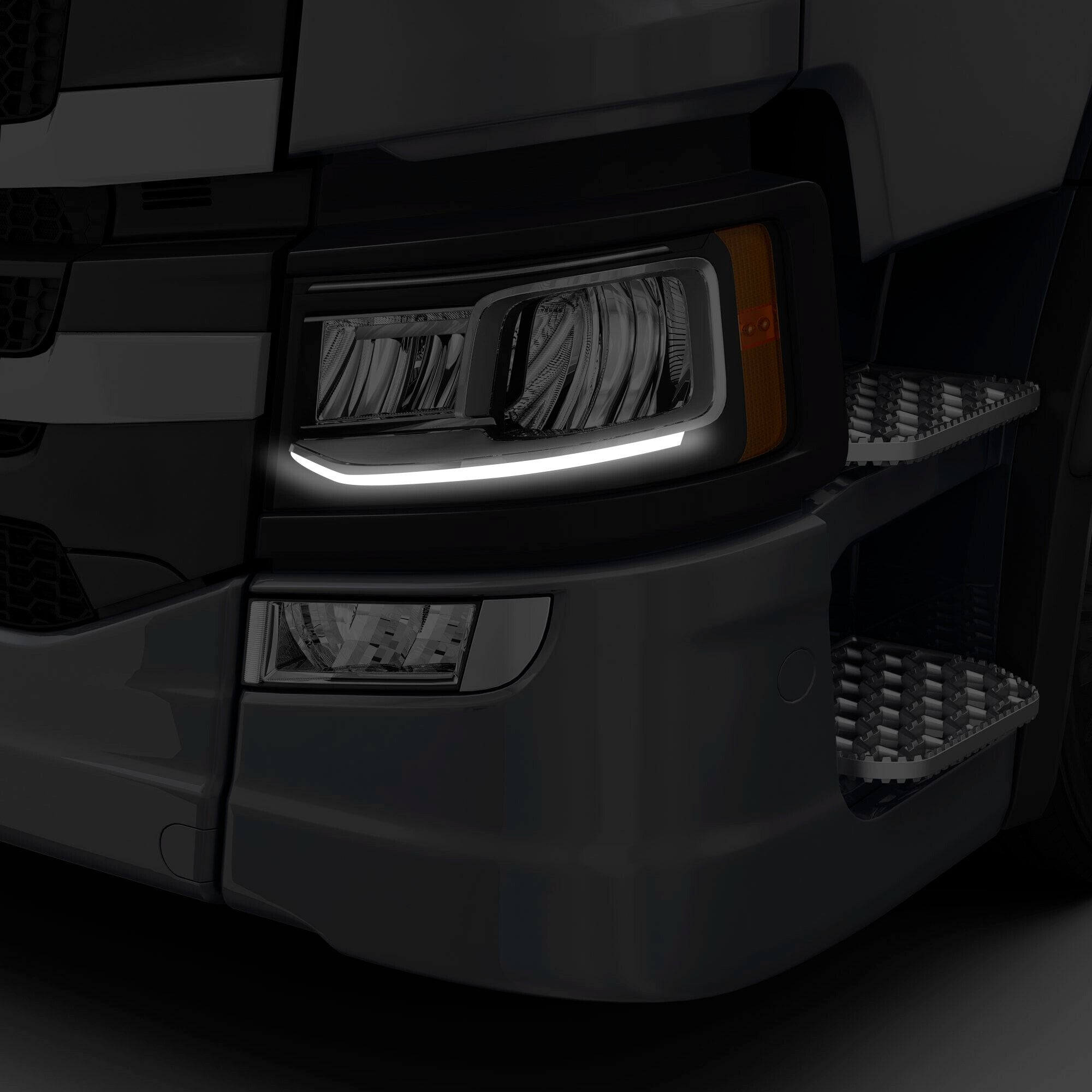 DRL Modules, moduli a led per luci diurne - Bianco - compatibile per Scania R Serie 7 - New Generation (11/16>02/25) - Scania S Serie 7 - New Generation (11/16>) - Scania XT Serie 7 - New Generation (01/18>)