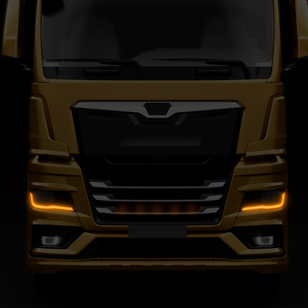 DRL-KIT, Kit di conversione luce diurna - Ambra - compatibile per Man TGX (07/20>)