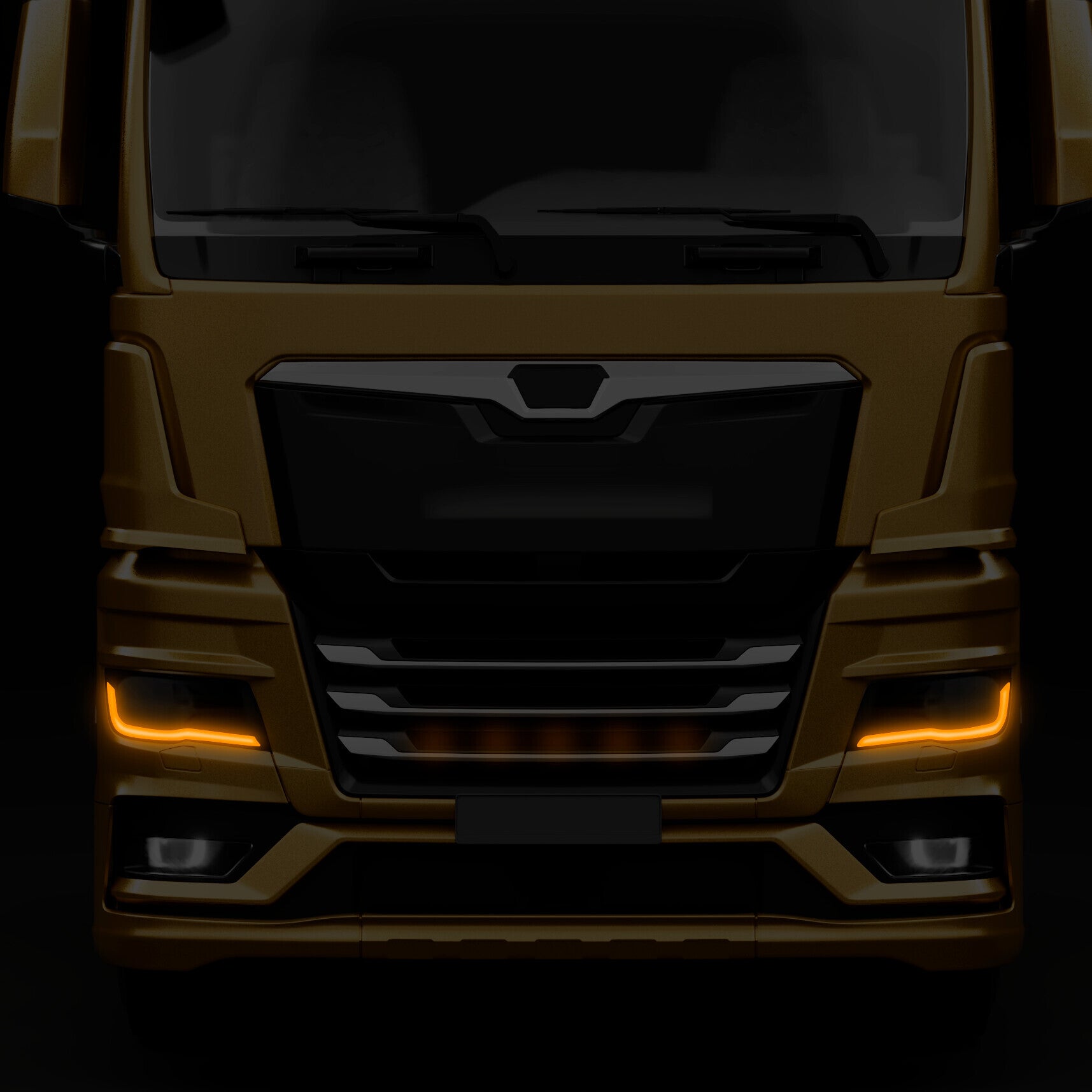 DRL-KIT, Kit di conversione luce diurna - Ambra - compatibile per Man TGX (07/20>)