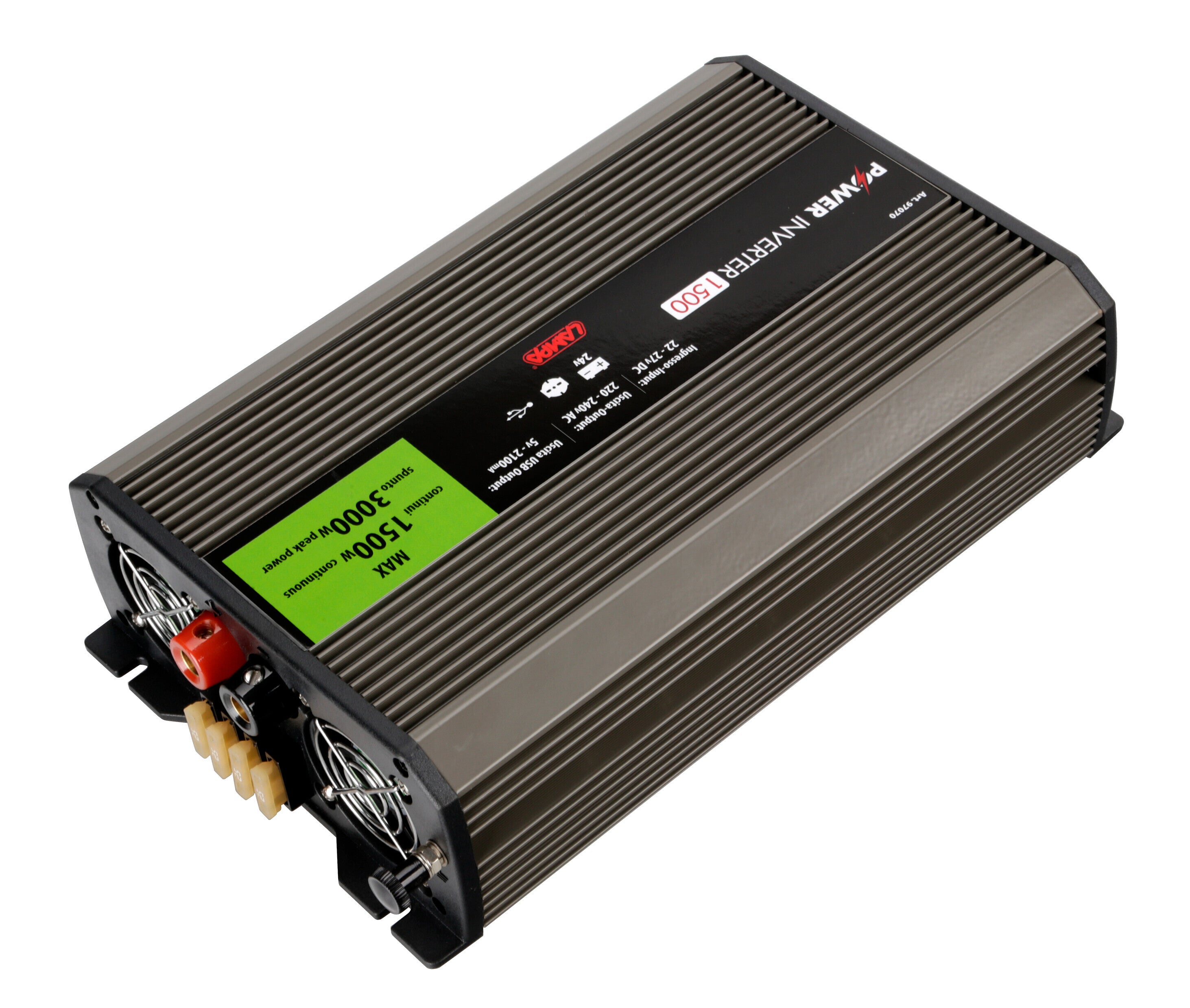 Power Inverter 1500, trasformatore 24V > 220V