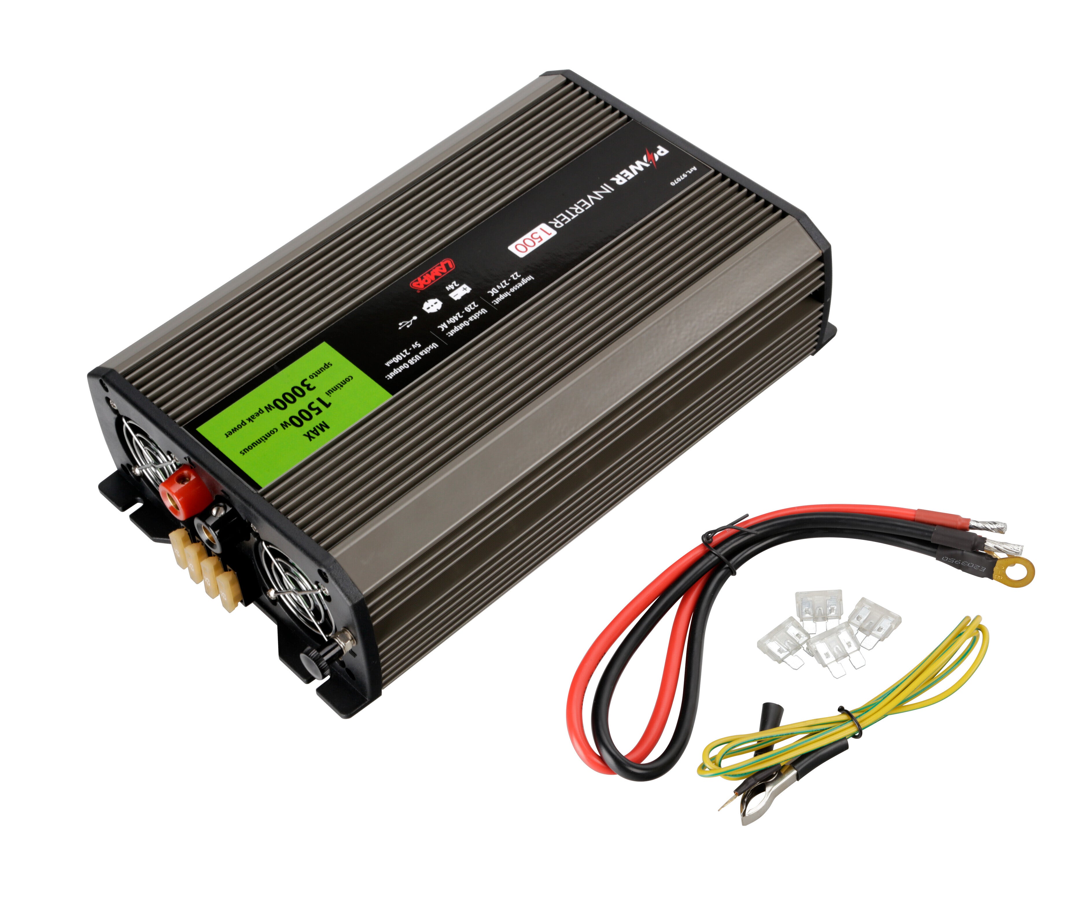 Power Inverter 1500, trasformatore 24V > 220V