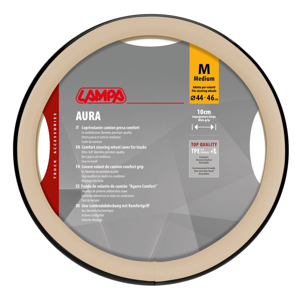 Aura, coprivolante in Skeentex - M - Ø 44/46 cm - Beige