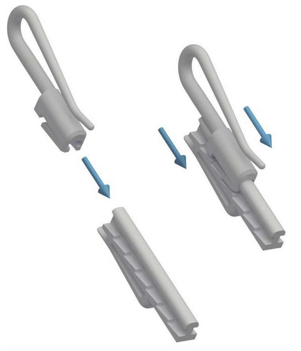 Ganci per tende - G-10 - 25 pz