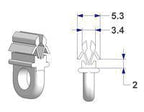 Scorrevoli per binari - G-1 - 500 pz