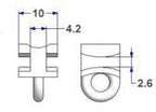 Scorrevoli per binari - G-3 - 500 pz