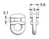 Scorrevoli per binari - G-8 - 500 pz