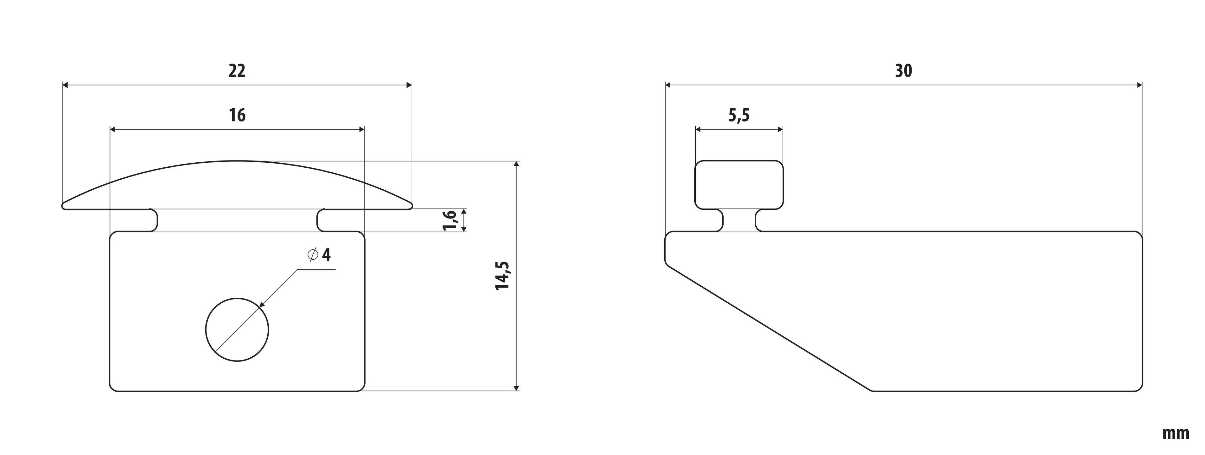 Set 25 supporti per binario uso parete e soffitto
