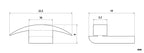 Set 25 supporti per binario uso soffitto
