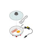Electric Frying Pan, padella elettrica - Ø 20 cm - 12V - 180W - 13A