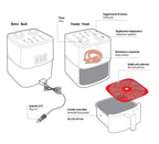 Fry-Nova, friggitrice ad aria - 4 L - 24V - 250W - 10A