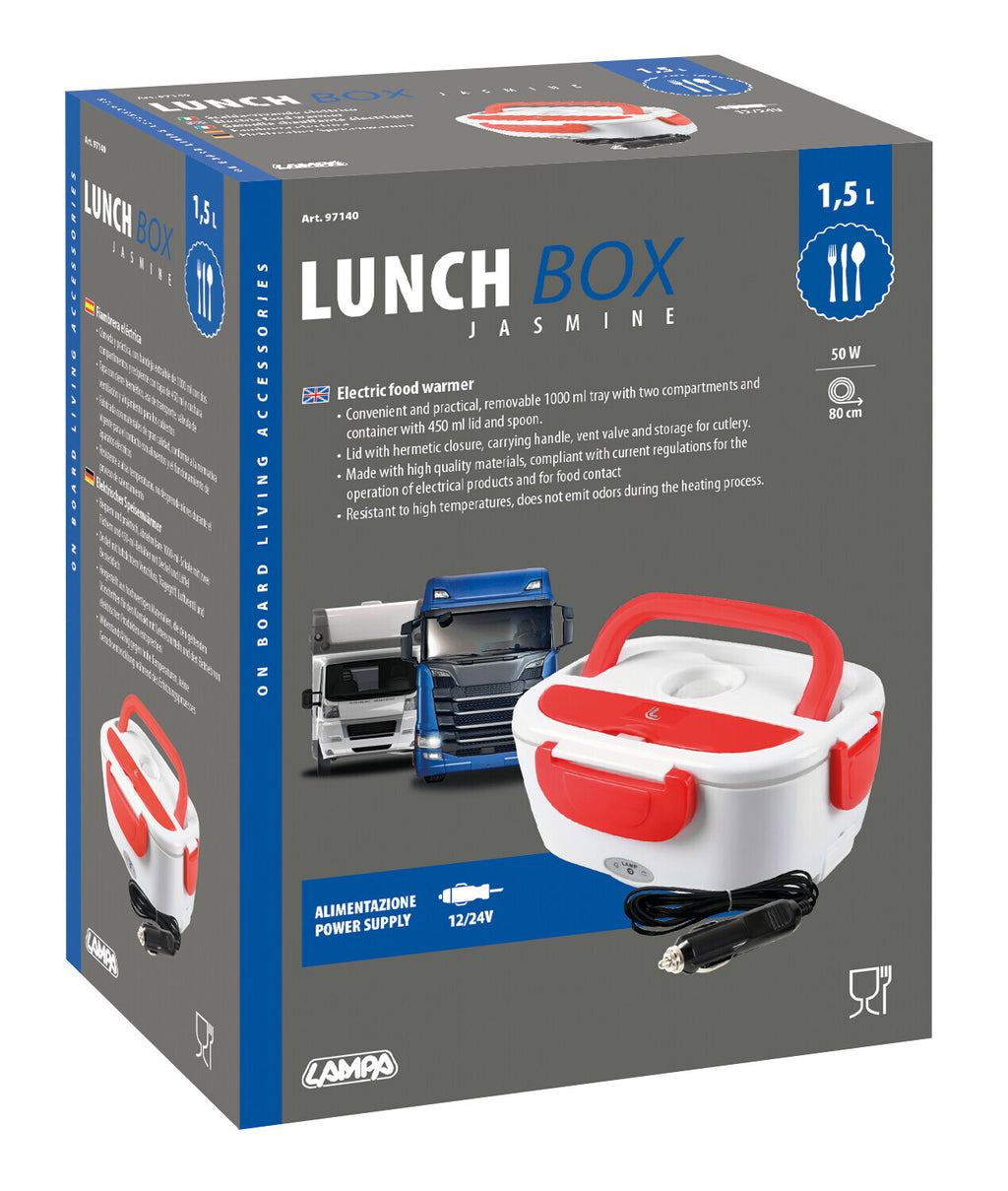 Lunch-Box, scalda-vivande elettrico - 1,5 L - 12/24V - 50W