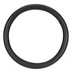 Club, coprivolante in vera pelle - L - Ø 46/48 cm - Nero