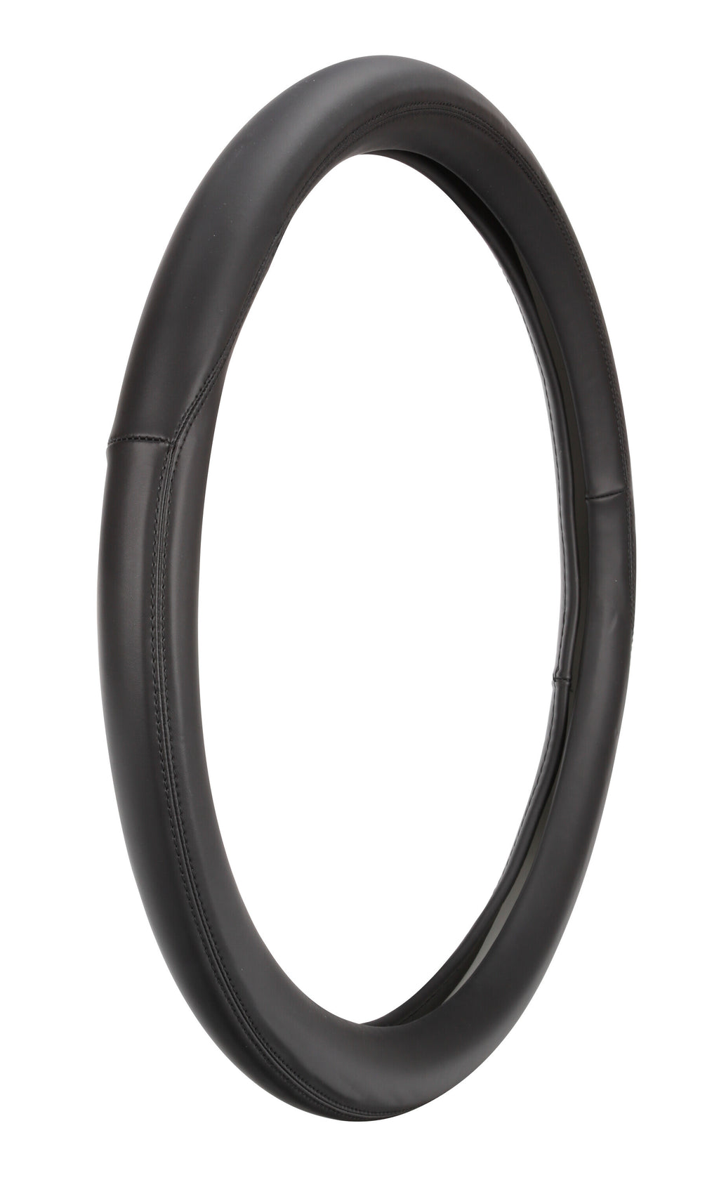 Club, coprivolante in vera pelle - L - Ø 46/48 cm - Nero