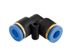 L-1, Raccordi a 90° per tubi aria, set 20 pz - Ø 6 mm