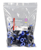 T-3, raccordo tubi aria, set 20 pz - Ø 6 mm
