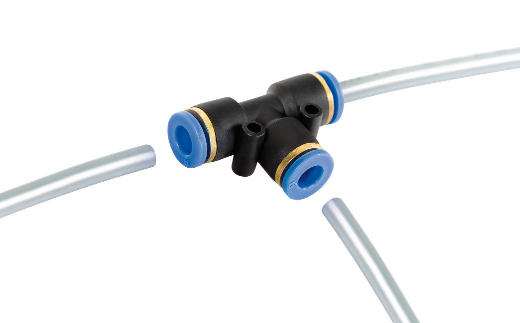 T-4, raccordo tubi aria, set 20 pz - Ø 8 mm