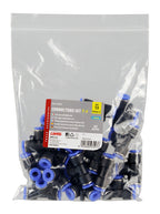 T-4, raccordo tubi aria, set 20 pz - Ø 8 mm