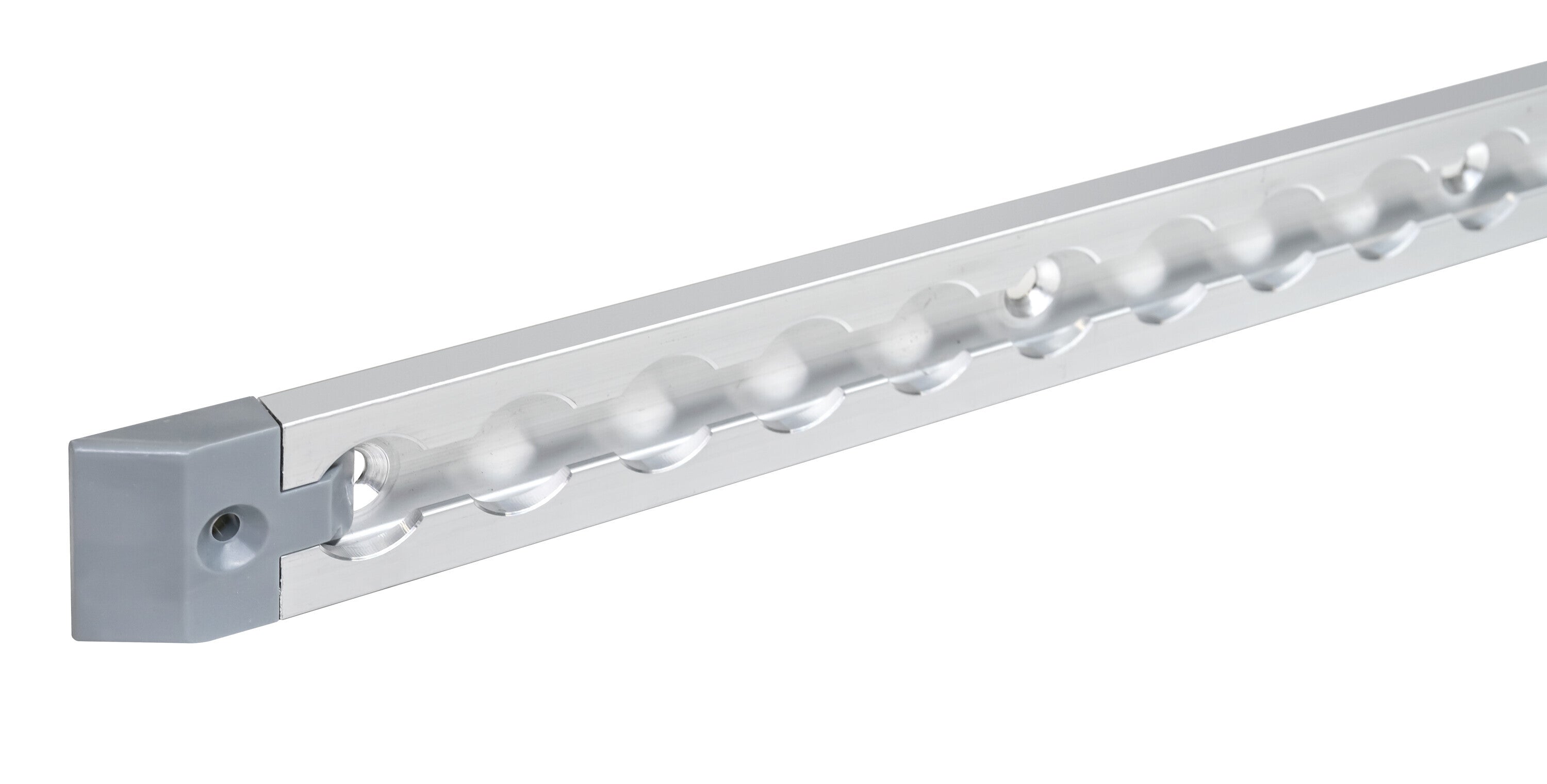 Terminali in plastica per rotaia ferma carico - 2 pz