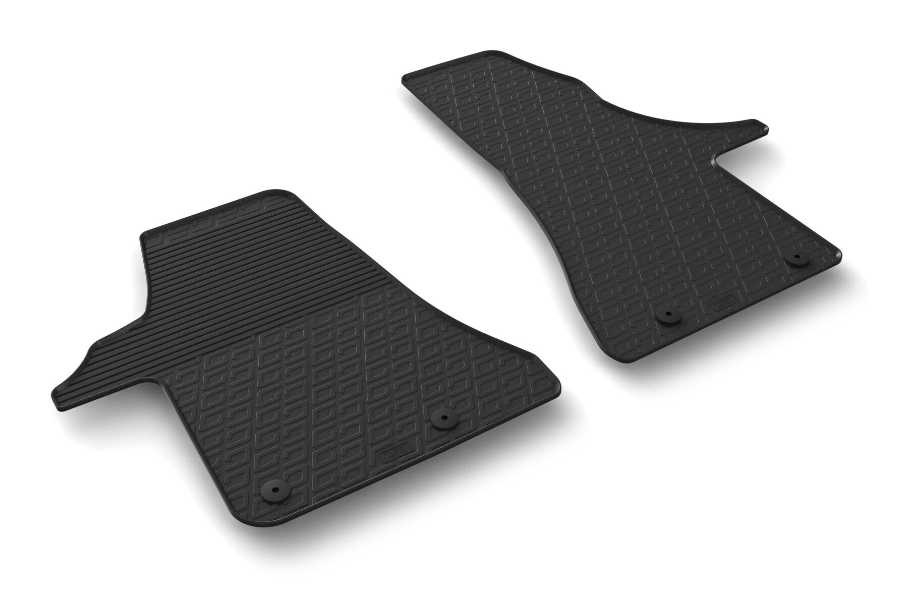 Set tappeti su misura in gomma - compatibile per Volkswagen Multivan T6.1 (01/20>12/24) - Volkswagen Transporter T6.1 (01/20>12/24)