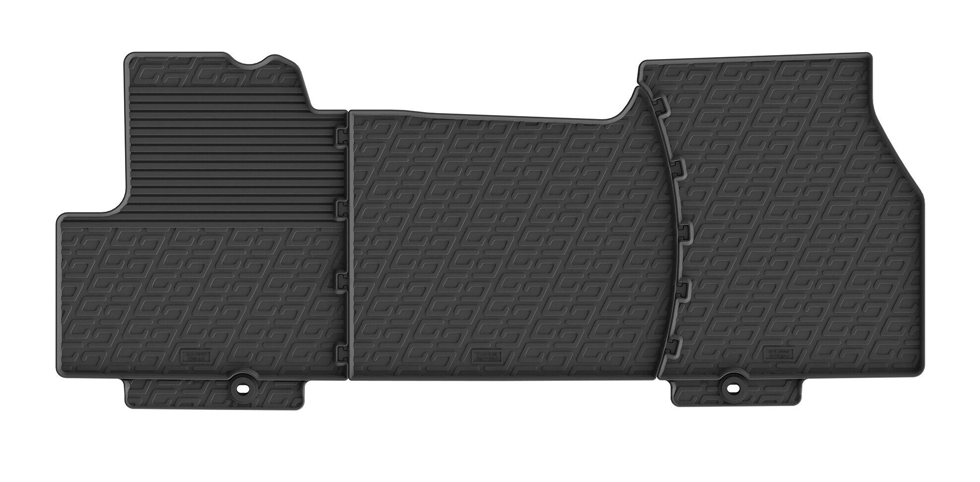 Set tappeti su misura in gomma - compatibile per Citroen Jumper (01/24>) manuale - Fiat Ducato (01/24>) manuale - Peugeot Boxer (01/24>) manuale - Toyota Proace Max (01/24>) manuale