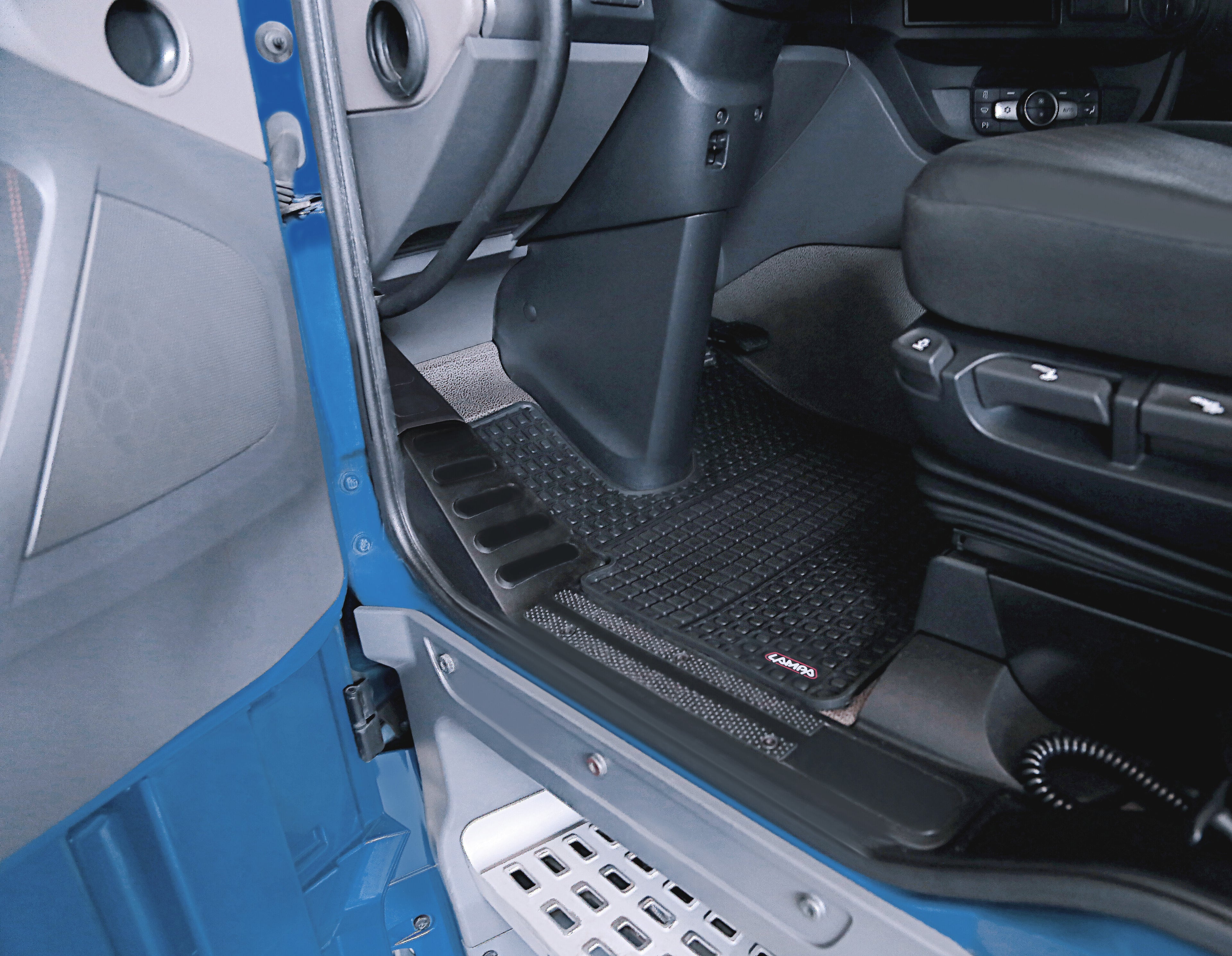 Coppia tappeti su misura in Eco Gomma - compatibile per Daf XF 106 (10/12>05/21)