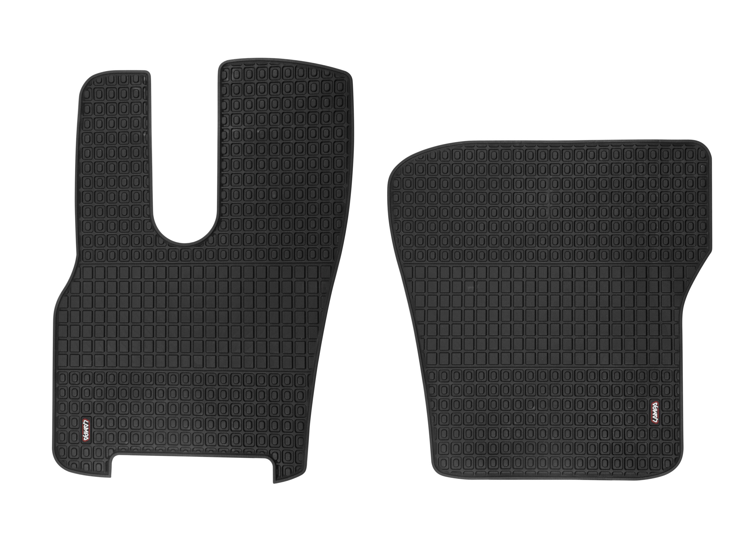 Coppia tappeti su misura in Eco Gomma - compatibile per Daf XF (06/21>) - Daf XG (06/21>) - Daf XG+ (06/21>) - Daf XD (11/22>)