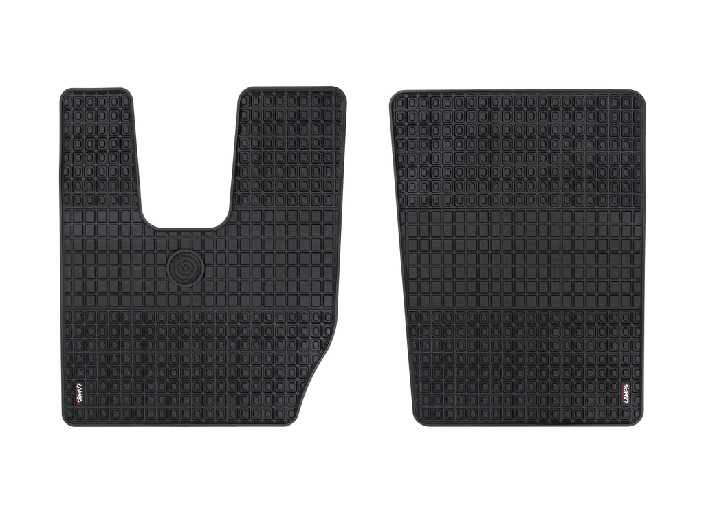 Coppia tappeti su misura in Eco Gomma - compatibile per Iveco S-Way (10/19>05/24)