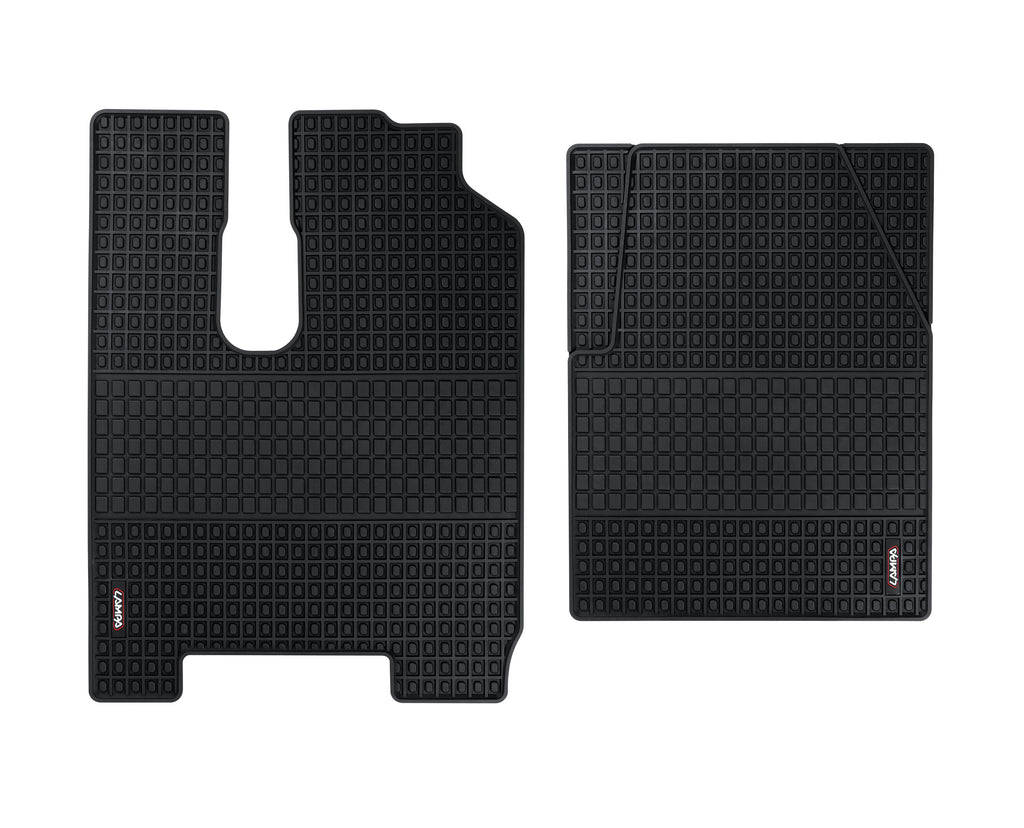 Coppia tappeti su misura in Eco Gomma - compatibile per Mercedes Actros MP2 (04/03>12/08) no tunnel - Mercedes Actros MP3 (06/08>12/13) no tunnel