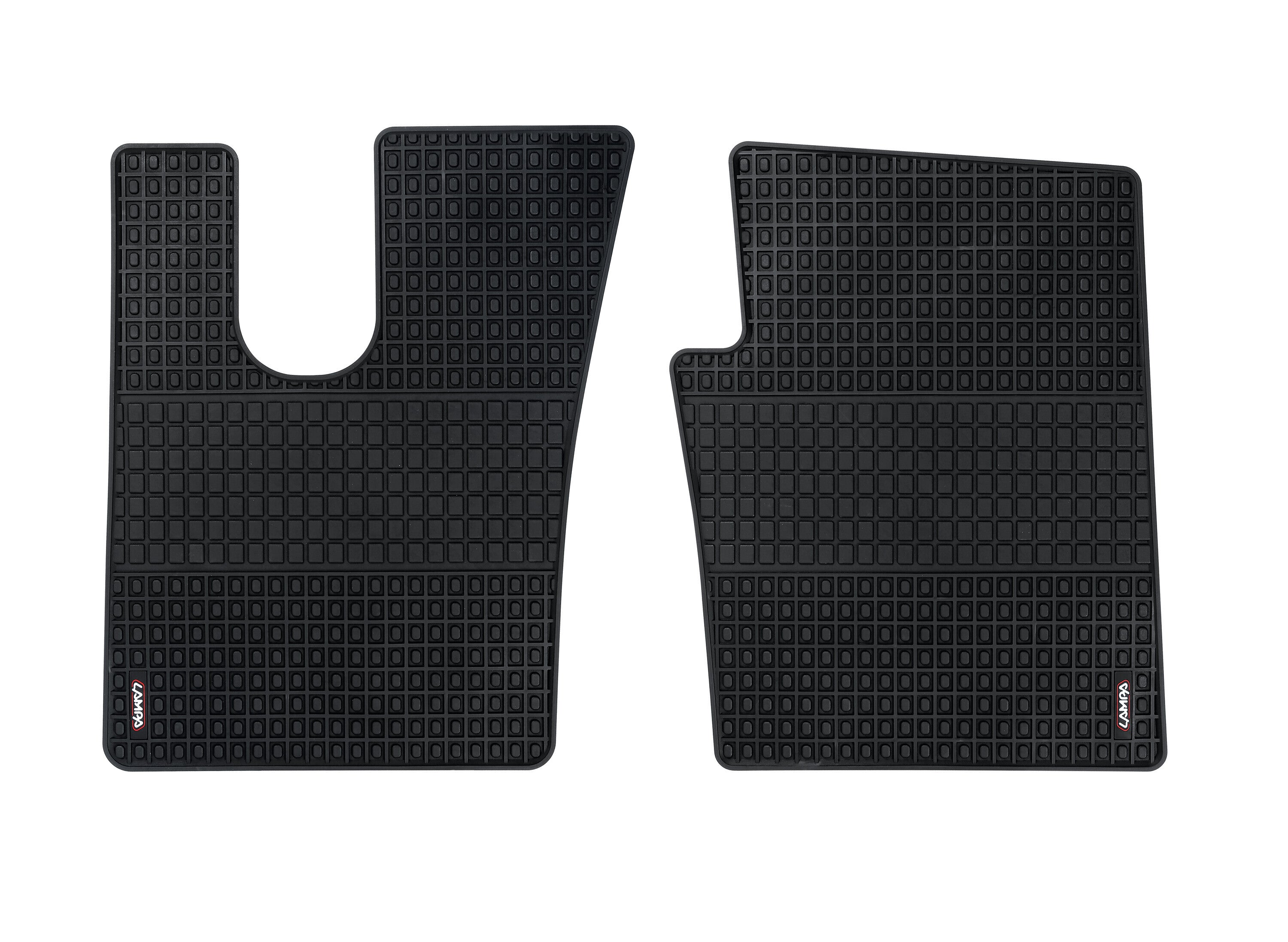 Coppia tappeti su misura in Eco Gomma - compatibile per Scania R Serie 7 - New Generation (11/16>02/25) - Scania S Serie 7 - New Generation (11/16>) - Scania G Serie 7 - New Generation (01/18>) - Scania L Serie 7 - New Generation (01/18>) - Scania P Se...