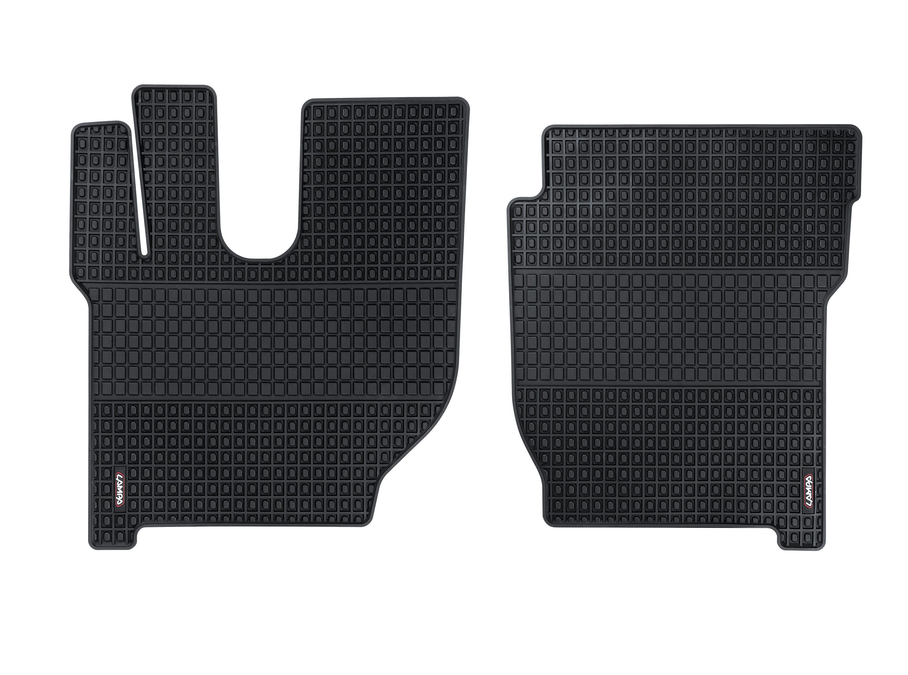 Coppia tappeti su misura in Eco Gomma - compatibile per Volvo FH Serie 4 (09/12>05/21) - Volvo FH Serie 5 (06/21>) - Volvo FH Aero (01/24>)