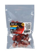 24V Led series - 1 Led SMD - (R11) - B8,0 - 20 pz - Busta - Rosso