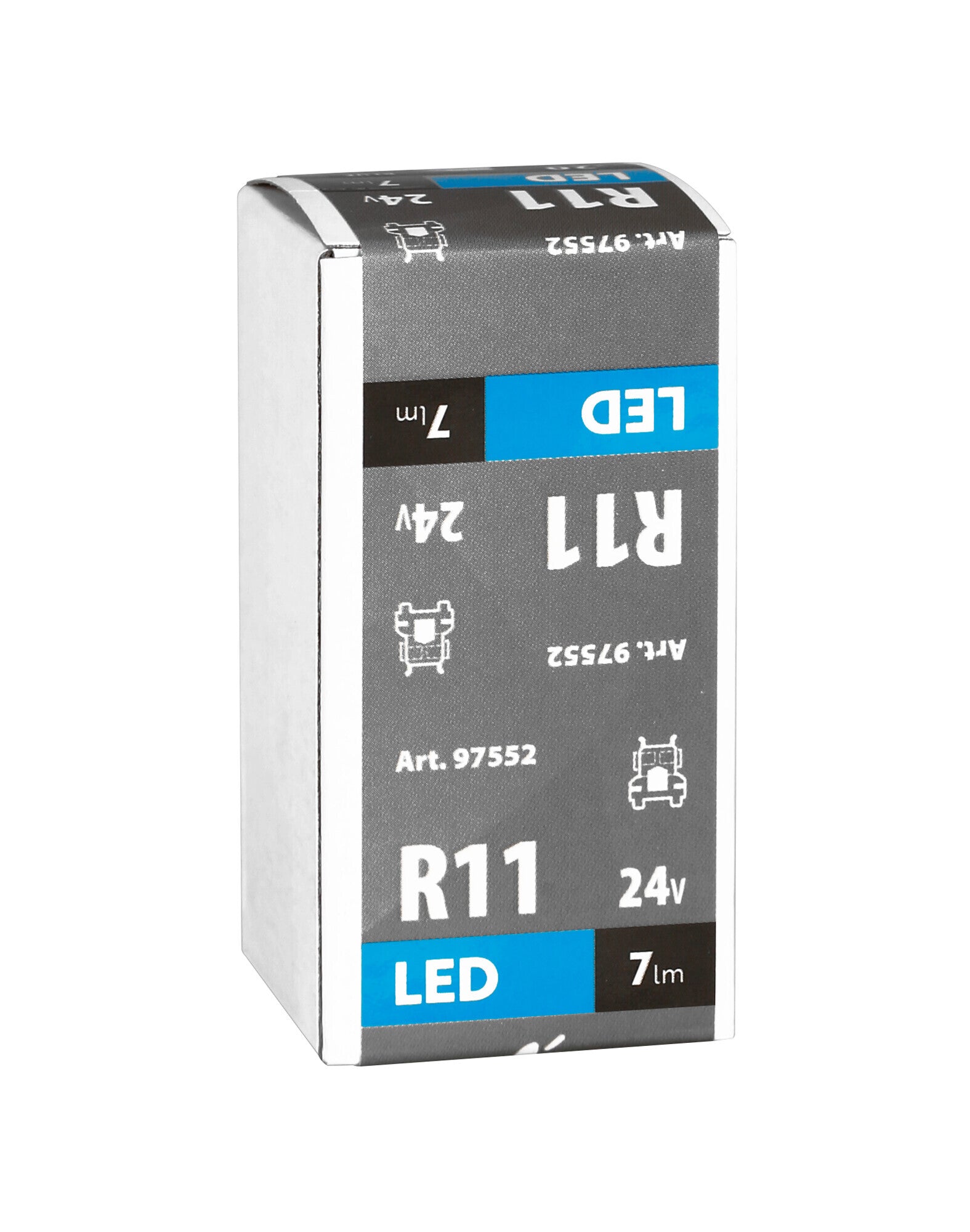 24V Led series - 1 Led SMD - (R11) - B8,0 - 20 pz - Busta - Blu