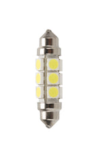 24V Led Series - 12 Led SMD - 11x43 mm - SV8,5-8 - 20 pz - Busta - Bianco - Doppia polarità