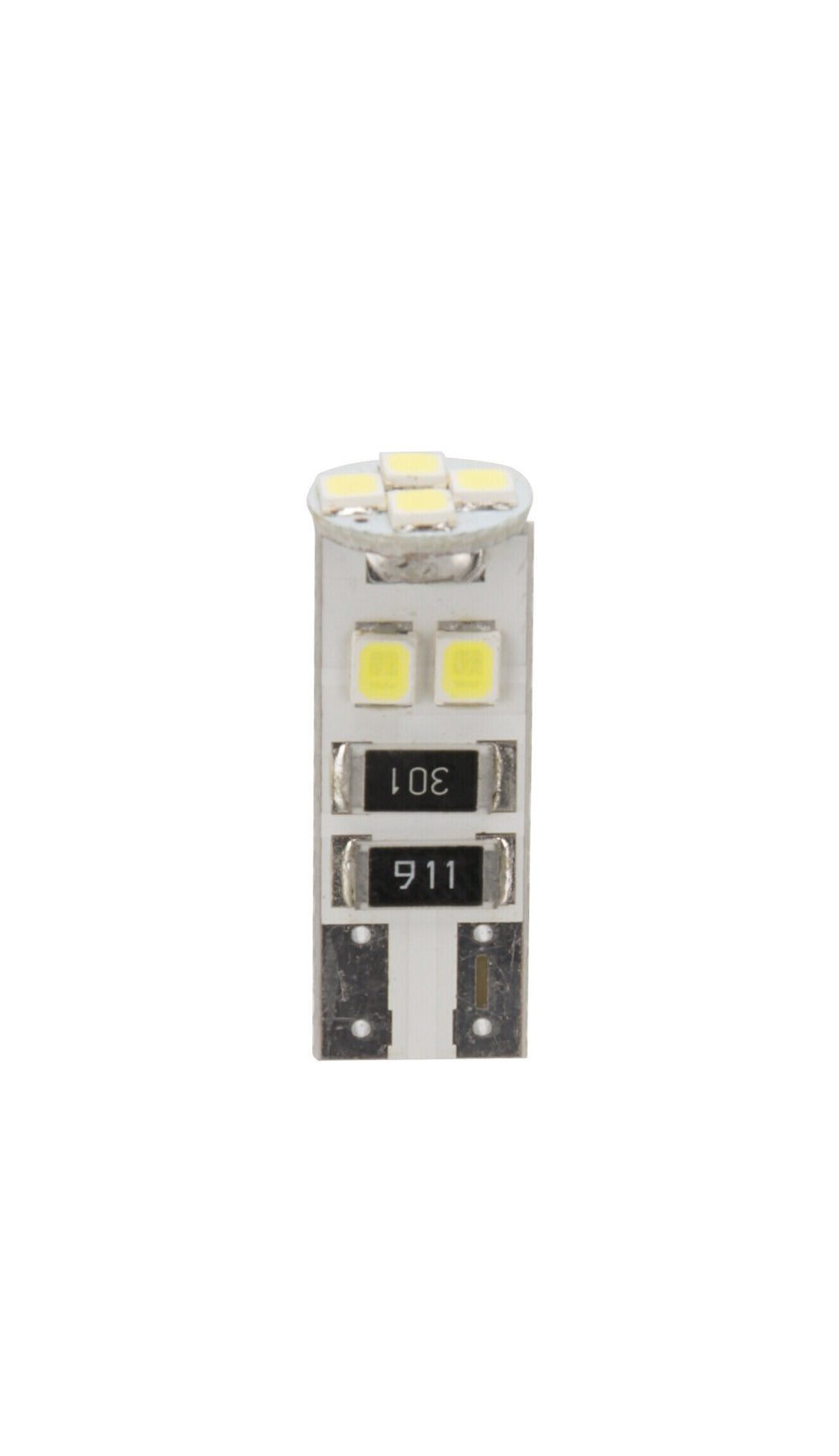 24V Hyper-Led 24 - 8 SMD x 3 chips - (T10) - Trifocus - W2,1x9,5d - 20 pz - Scatola - Bianco - Doppia polarità - Resistenza incorporata