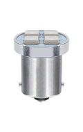 24V Led Series - 4 SMD x 1 chip - (P21W) - BA15s - 20 pz - Scatola - Arancio - Doppia polarità