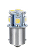24V Led Series - 8 SMD x 1 chip - (P21W) - BA15s - 20 pz - Scatola - Bianco - Doppia polarità