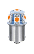 24V Led Series - 6 SMD x 1 chip - (R5W) - BA15s - 20 pz - Scatola - Arancio - Doppia polarità