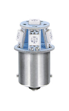 24V Led Series - 6 SMD x 1 chip - (R5W) - BA15s - 20 pz - Scatola - Blu - Doppia polarità