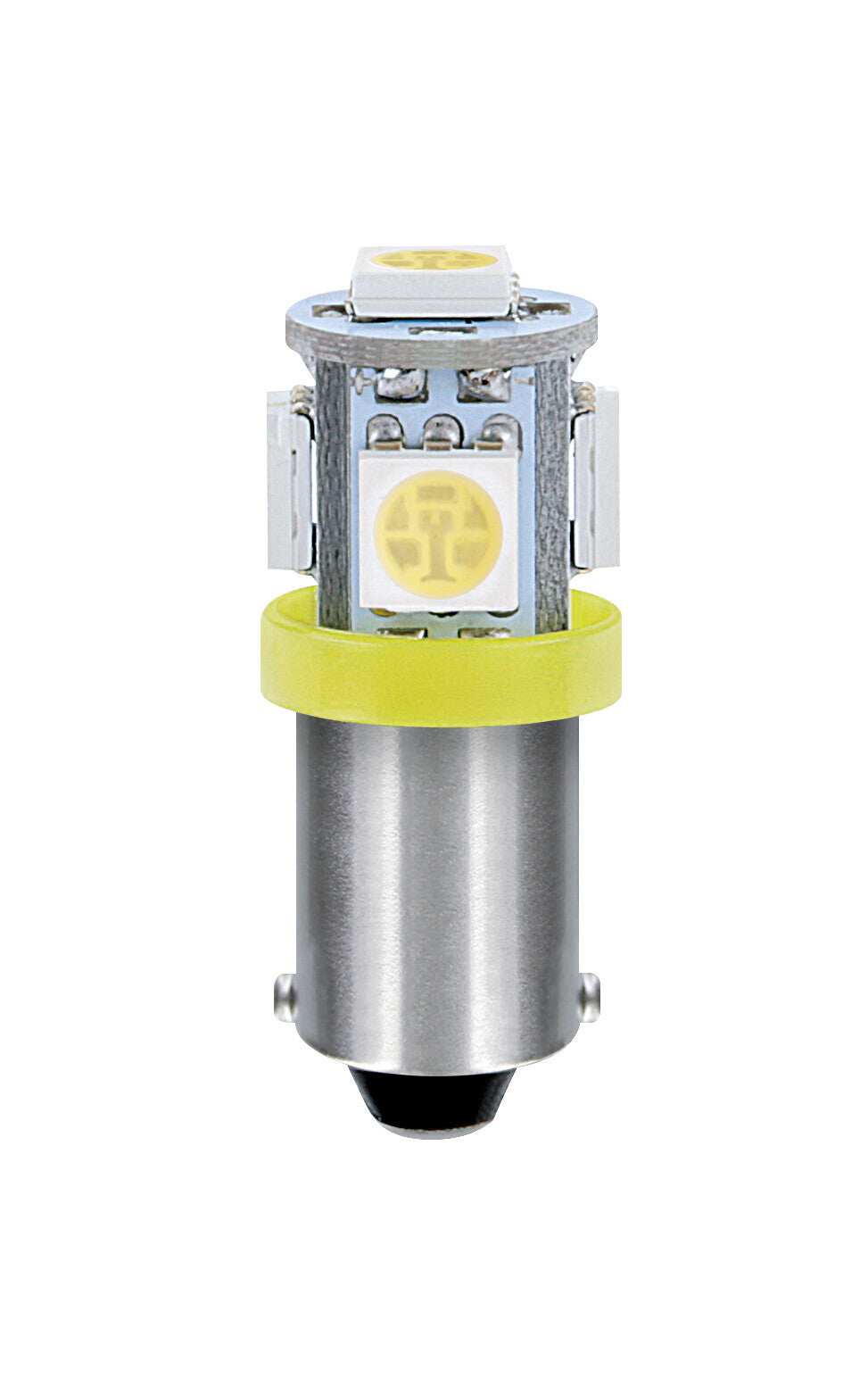 24V Led Series - 5 SMD x 1 chip - (T4W) - BA9s - 20 pz - Scatola - Arancio - Doppia polarità