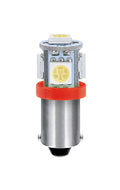 24V Led Series - 5 SMD x 1 chip - (T4W) - BA9s - 20 pz - Scatola - Rosso - Doppia polarità