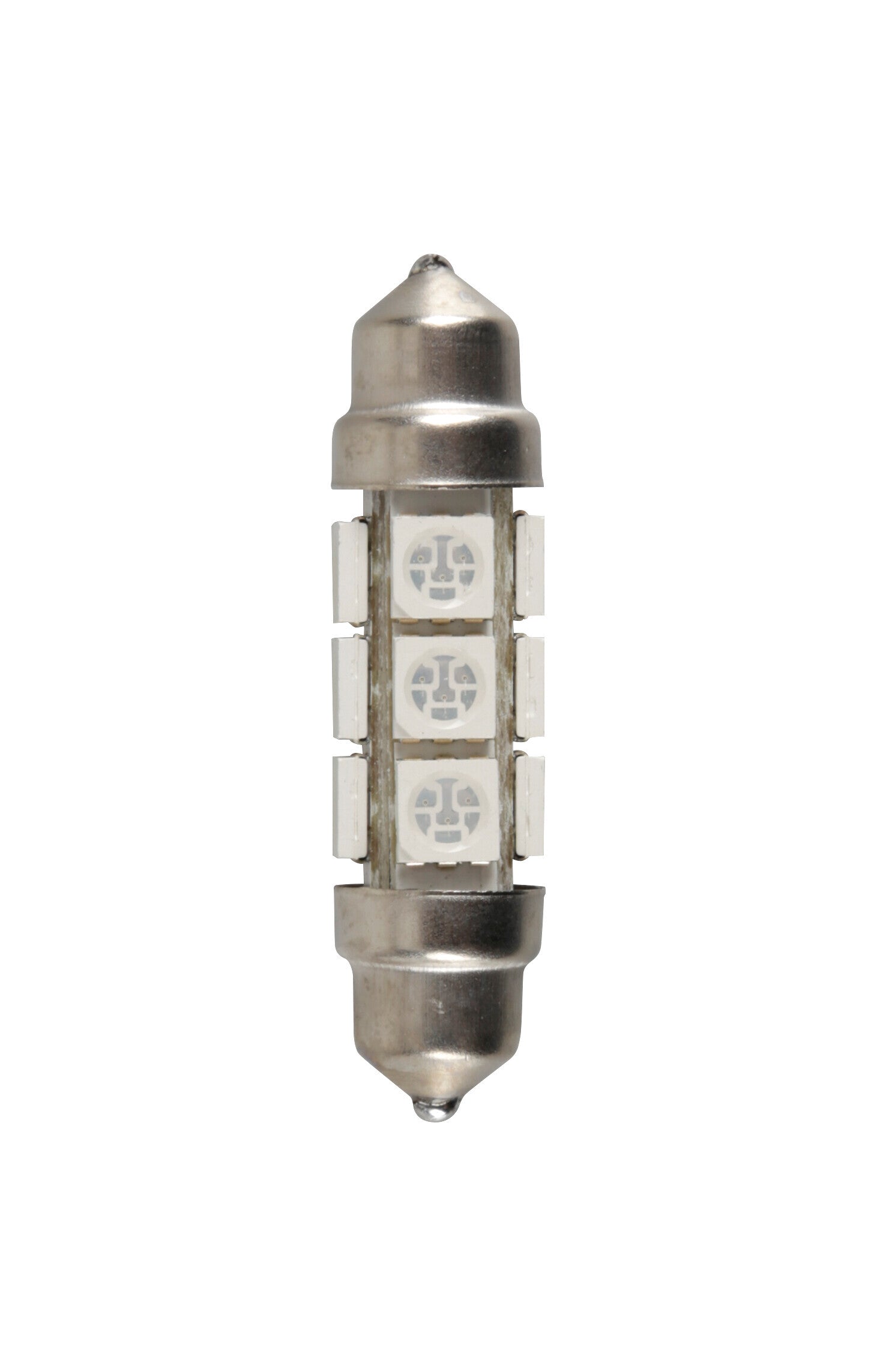 24V Led Series - 12 Led SMD - 11x43 mm - SV8,5-8 - 20 pz - Scatola - Rosso - Doppia polarità