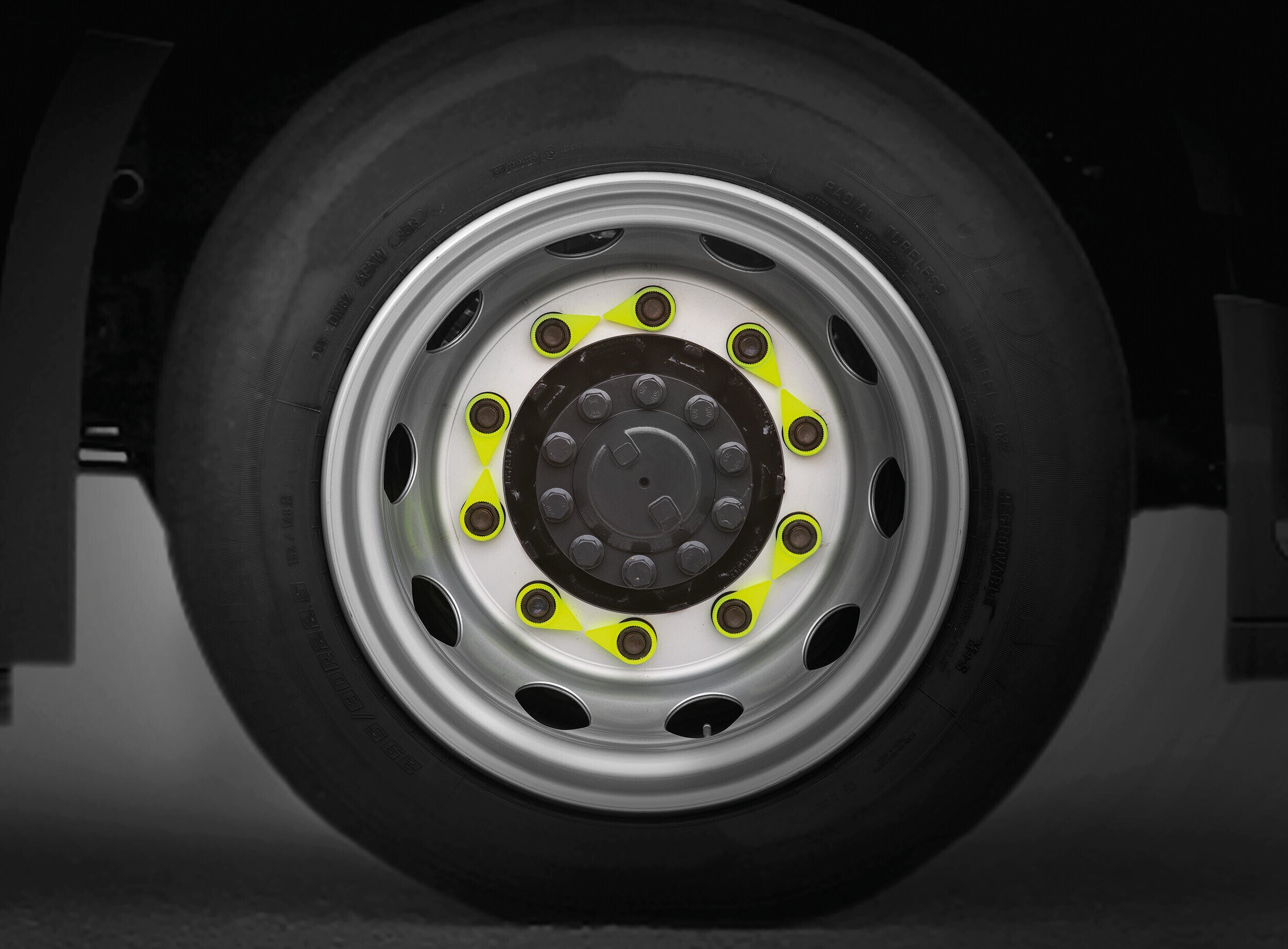 Indicatori di movimento per dadi ruote, set 20 pz - Ø 32 mm