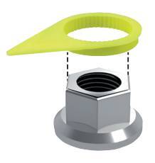 Indicatori di movimento per dadi ruote, set 20 pz - Ø 32 mm