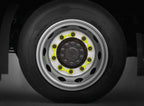 Indicatori di movimento per dadi ruote, set 20 pz - Ø 33 mm