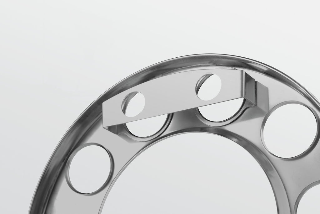 Anello coprimozzo in acciaio inox, per cerchi in lega