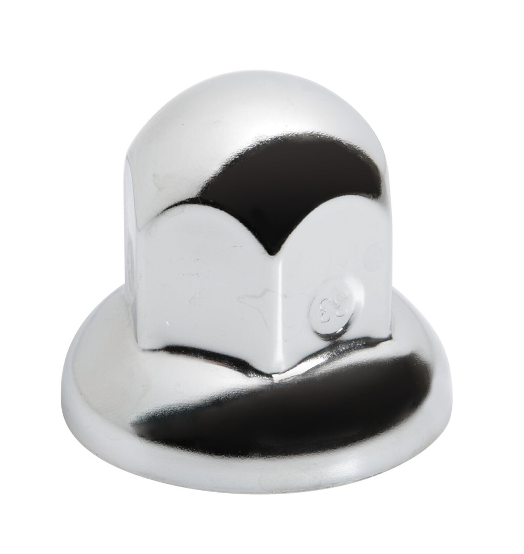 Dome, Set 500 copribulloni testa tonda in acciaio inox - Ø 32 mm - Cromo
