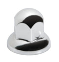 Dome, Set 500 copribulloni testa tonda in acciaio inox - Ø 33 mm - Cromo