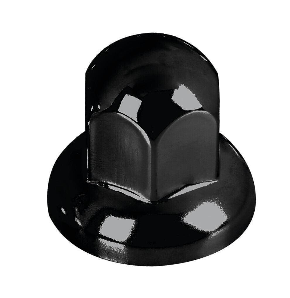 Dome, Set 40 copribulloni testa tonda in acciaio inox - Ø 32 mm - Nero