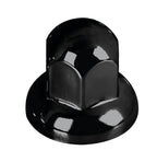Dome, Set 40 copribulloni testa tonda in acciaio inox - Ø 33 mm - Nero